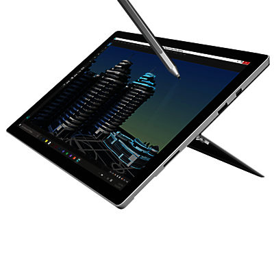 Microsoft Surface Pro 4 Tablet, Intel Core m3, 4GB RAM, 128GB SSD, 12.3 Touchscreen